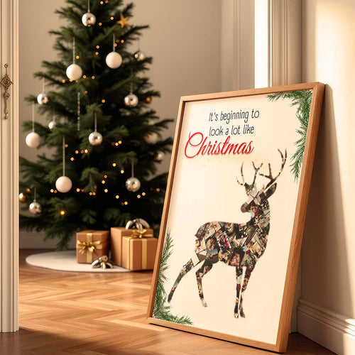 Коледен Колаж "Рудолф"